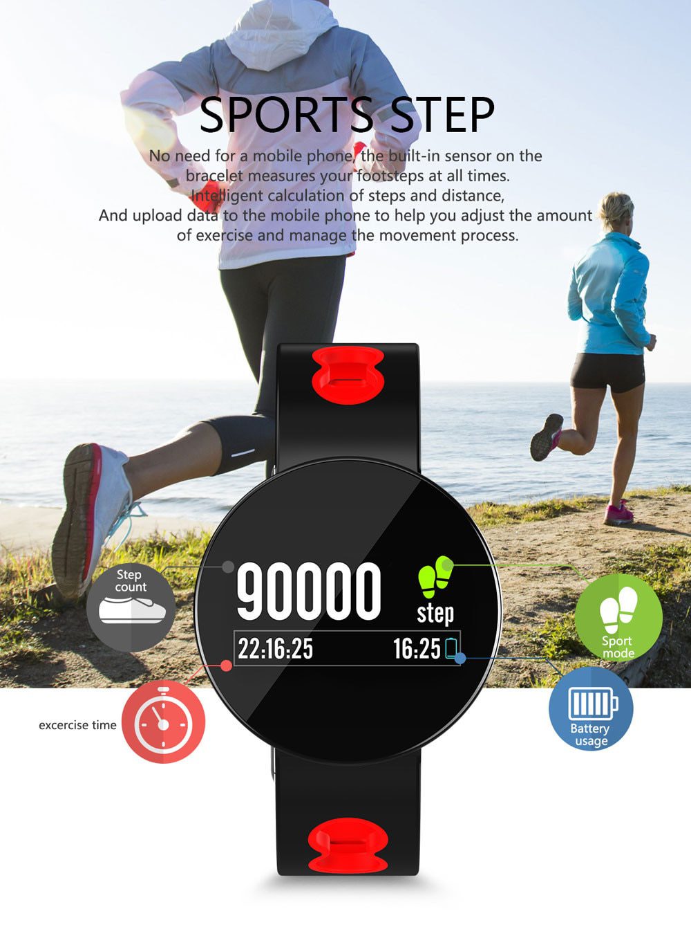 Smart Watch Men Alloy Shell Blood Pressure Waterproof Smartwatch Women Sleep Tracker Heart Rate Monitor Clock For Android IOS Smart Watch Men Alloy Shell Blood Pressure Waterproof Smartwatch Women Sleep Tracker Heart Rate Monitor Clock For Android IOS