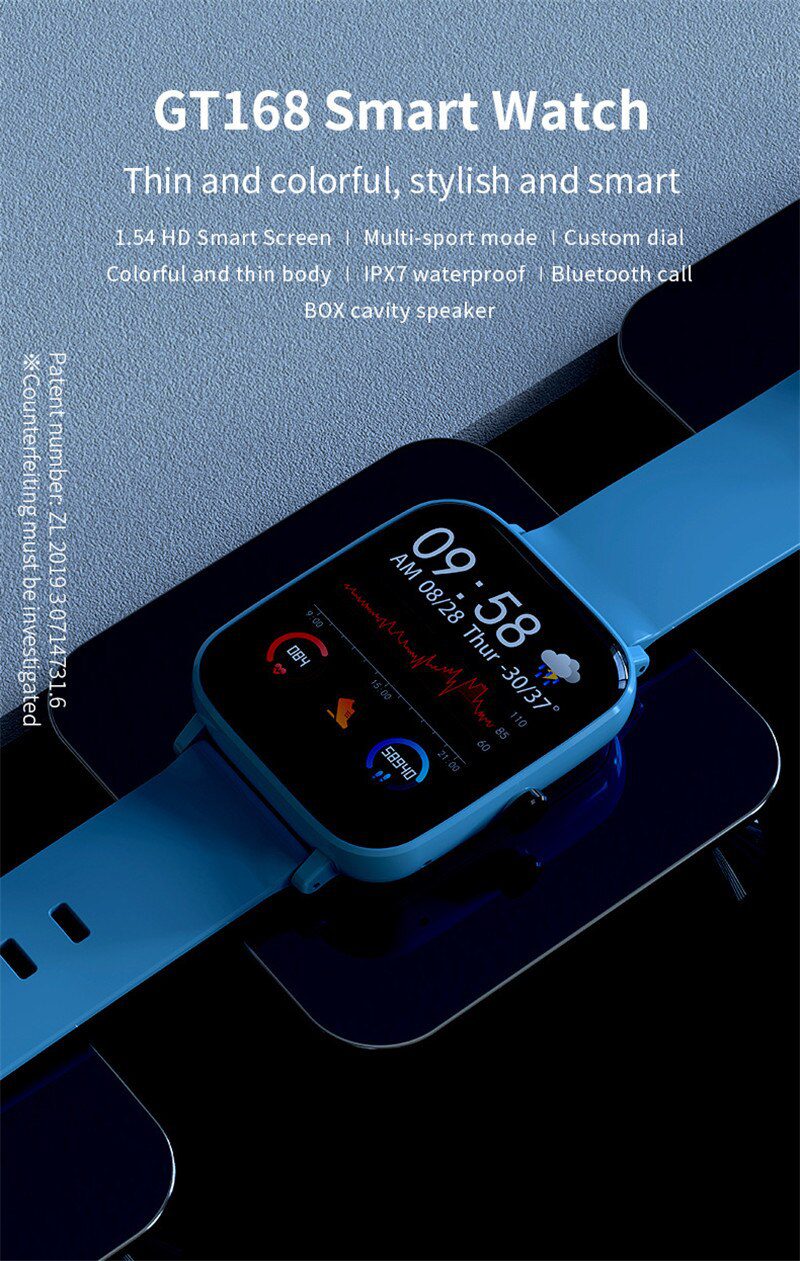 Smart Watch Fitness Tracker Heart Rate Monitor IP67 Waterproof Fitness Watch Pedometer Smartwatch Compatible for iOS Android Smart Watch Fitness Tracker Heart Rate Monitor IP67 Waterproof Fitness Watch Pedometer Smartwatch Compatible for iOS Android