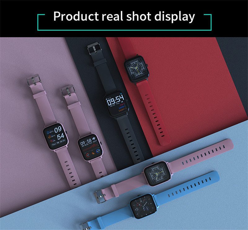 Smart Watch Fitness Tracker Heart Rate Monitor IP67 Waterproof Fitness Watch Pedometer Smartwatch Compatible for iOS Android Smart Watch Fitness Tracker Heart Rate Monitor IP67 Waterproof Fitness Watch Pedometer Smartwatch Compatible for iOS Android