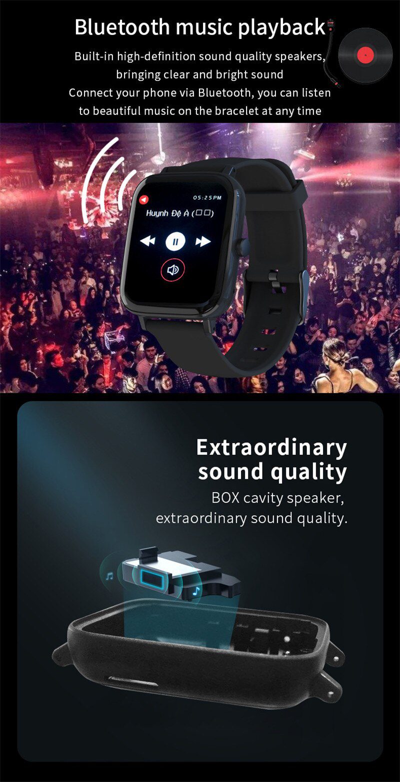 Smart Watch Fitness Tracker Heart Rate Monitor IP67 Waterproof Fitness Watch Pedometer Smartwatch Compatible for iOS Android Smart Watch Fitness Tracker Heart Rate Monitor IP67 Waterproof Fitness Watch Pedometer Smartwatch Compatible for iOS Android