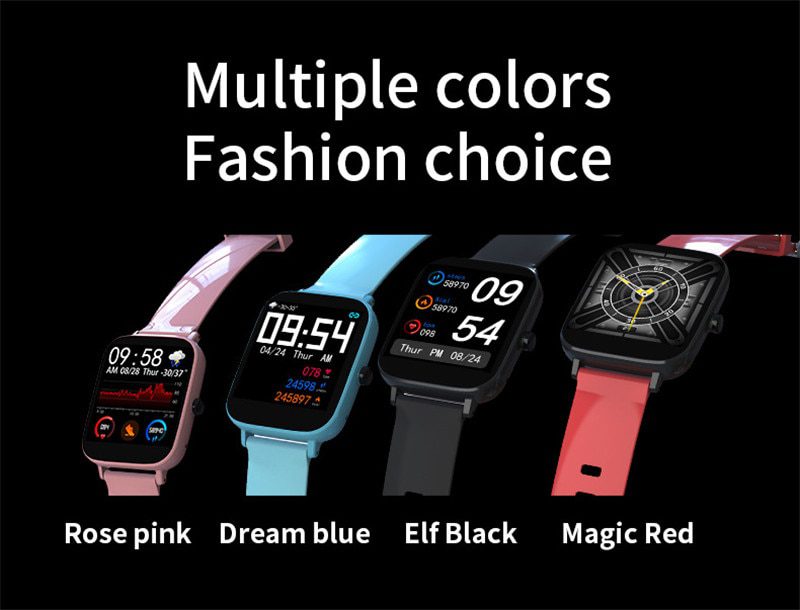 Smart Watch Fitness Tracker Heart Rate Monitor IP67 Waterproof Fitness Watch Pedometer Smartwatch Compatible for iOS Android Smart Watch Fitness Tracker Heart Rate Monitor IP67 Waterproof Fitness Watch Pedometer Smartwatch Compatible for iOS Android