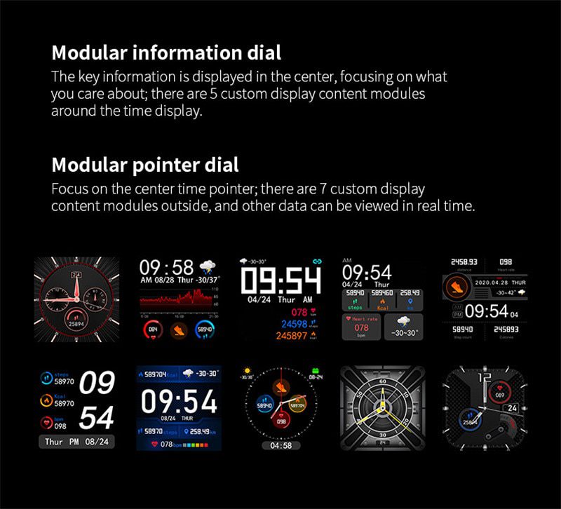 Smart Watch Fitness Tracker Heart Rate Monitor IP67 Waterproof Fitness Watch Pedometer Smartwatch Compatible for iOS Android Smart Watch Fitness Tracker Heart Rate Monitor IP67 Waterproof Fitness Watch Pedometer Smartwatch Compatible for iOS Android
