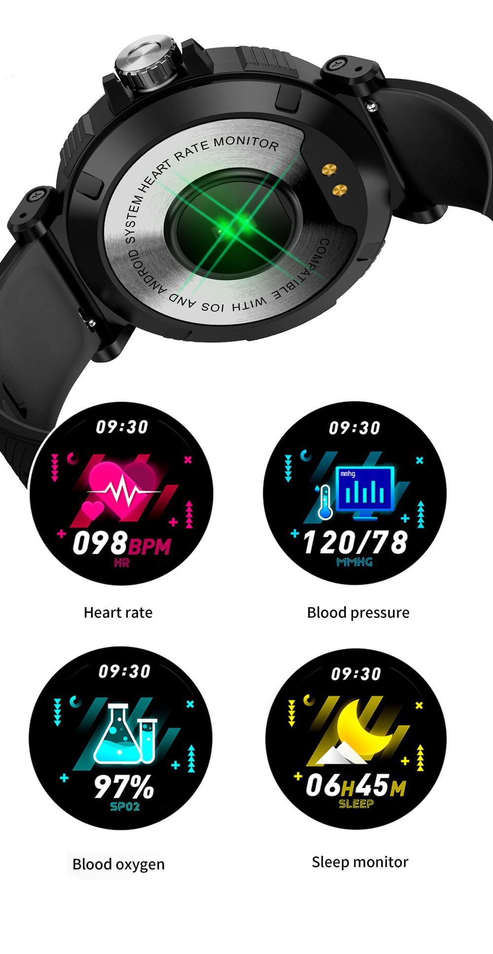 Sport Smart Watch Men Full Touch Round Screen Sleep Monitor Smartwatch Women Blood Pressure Heart Rate Fitness Tracker Watches Sport Smart Watch Men Full Touch Round Screen Sleep Monitor Smartwatch Women Blood Pressure Heart Rate Fitness Tracker Watches