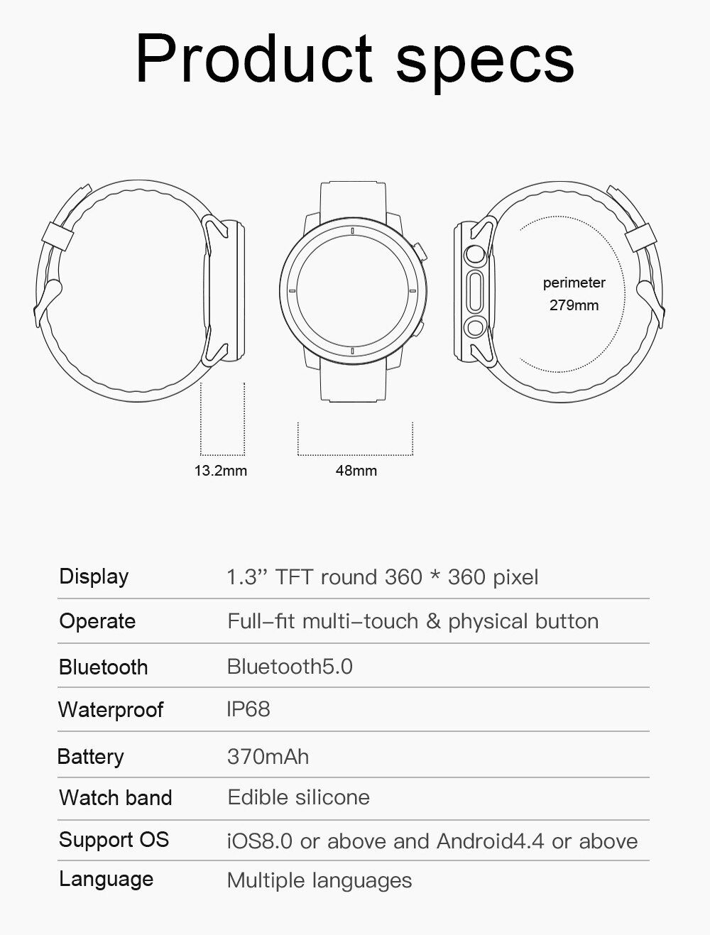 CHYCET 2021 Smart Watch Men IP68 Waterproof Blood Pressure/Heart Rate Monitor Smartwatch Women Fitness Tracker For Android IOS