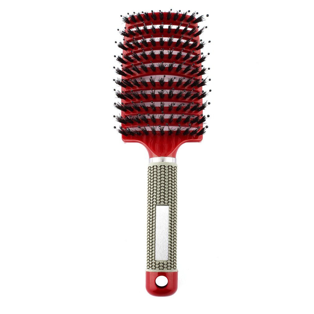 7 Color Women Hair Scalp Massage Comb Bristle Nylon Hairbrush Wet Curly Detangle Hair Brush for Salon Hairdressing Styling Tools