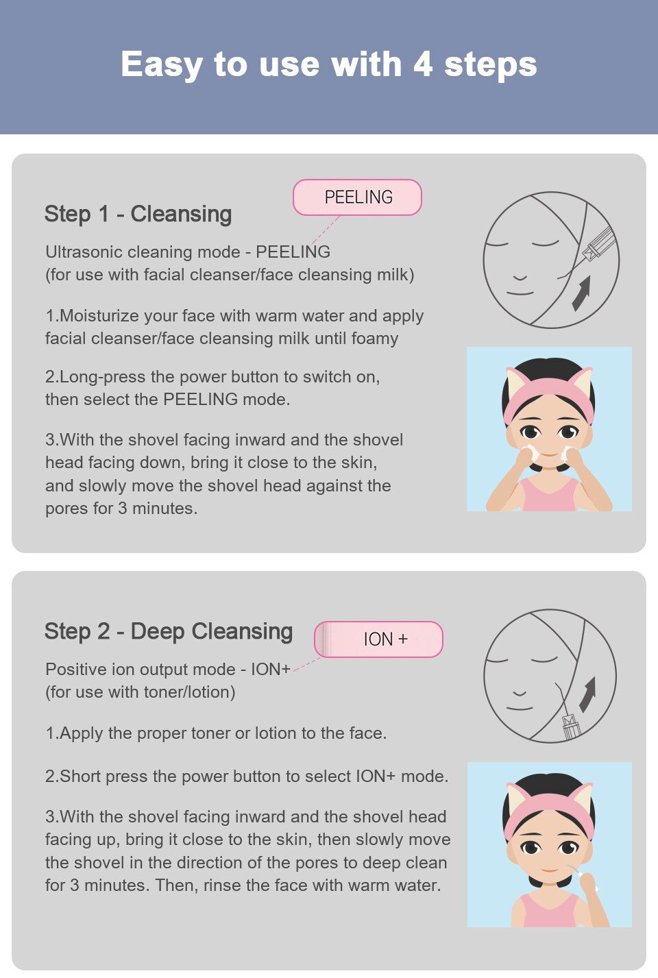 InFace Ultrasonic Facial Skin Scrubber Cleaner Ion Acne Blackhead Remover Peeling Shovel Cleaner Facial Massager Skin Care InFace Ultrasonic Facial Skin Scrubber Cleaner Ion Acne Blackhead Remover Peeling Shovel Cleaner Facial Massager Skin Care