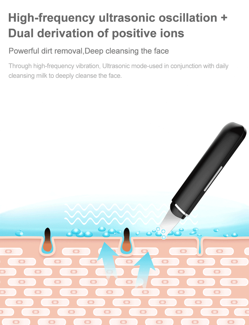 InFace Ultrasonic Facial Skin Scrubber Cleaner Ion Acne Blackhead Remover Peeling Shovel Cleaner Facial Massager Skin Care InFace Ultrasonic Facial Skin Scrubber Cleaner Ion Acne Blackhead Remover Peeling Shovel Cleaner Facial Massager Skin Care