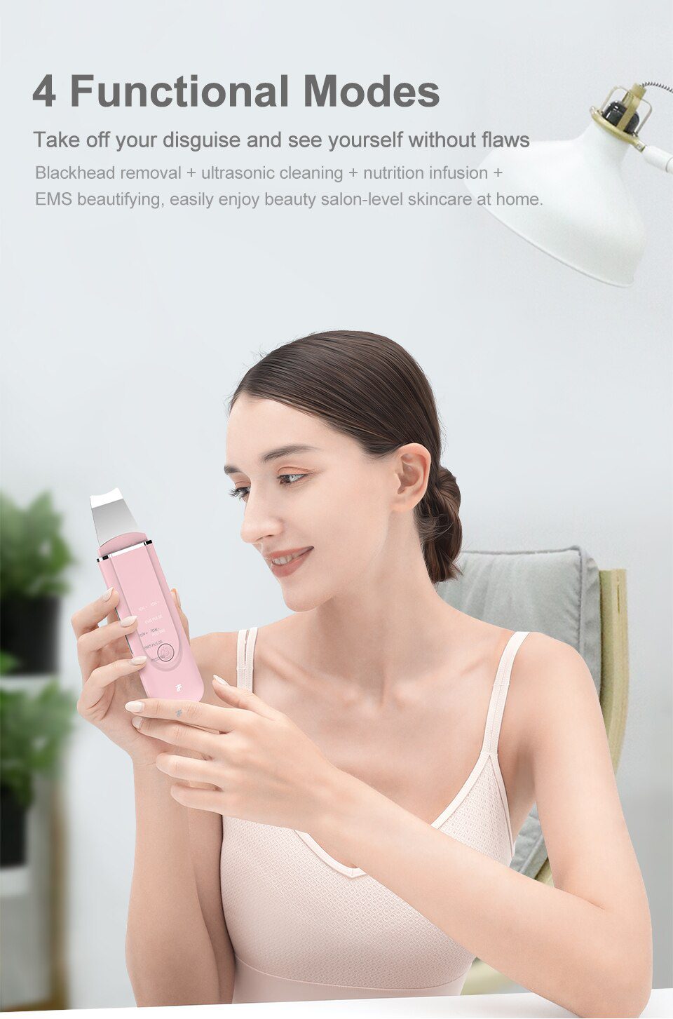 InFace Ultrasonic Facial Skin Scrubber Cleaner Ion Acne Blackhead Remover Peeling Shovel Cleaner Facial Massager Skin Care InFace Ultrasonic Facial Skin Scrubber Cleaner Ion Acne Blackhead Remover Peeling Shovel Cleaner Facial Massager Skin Care