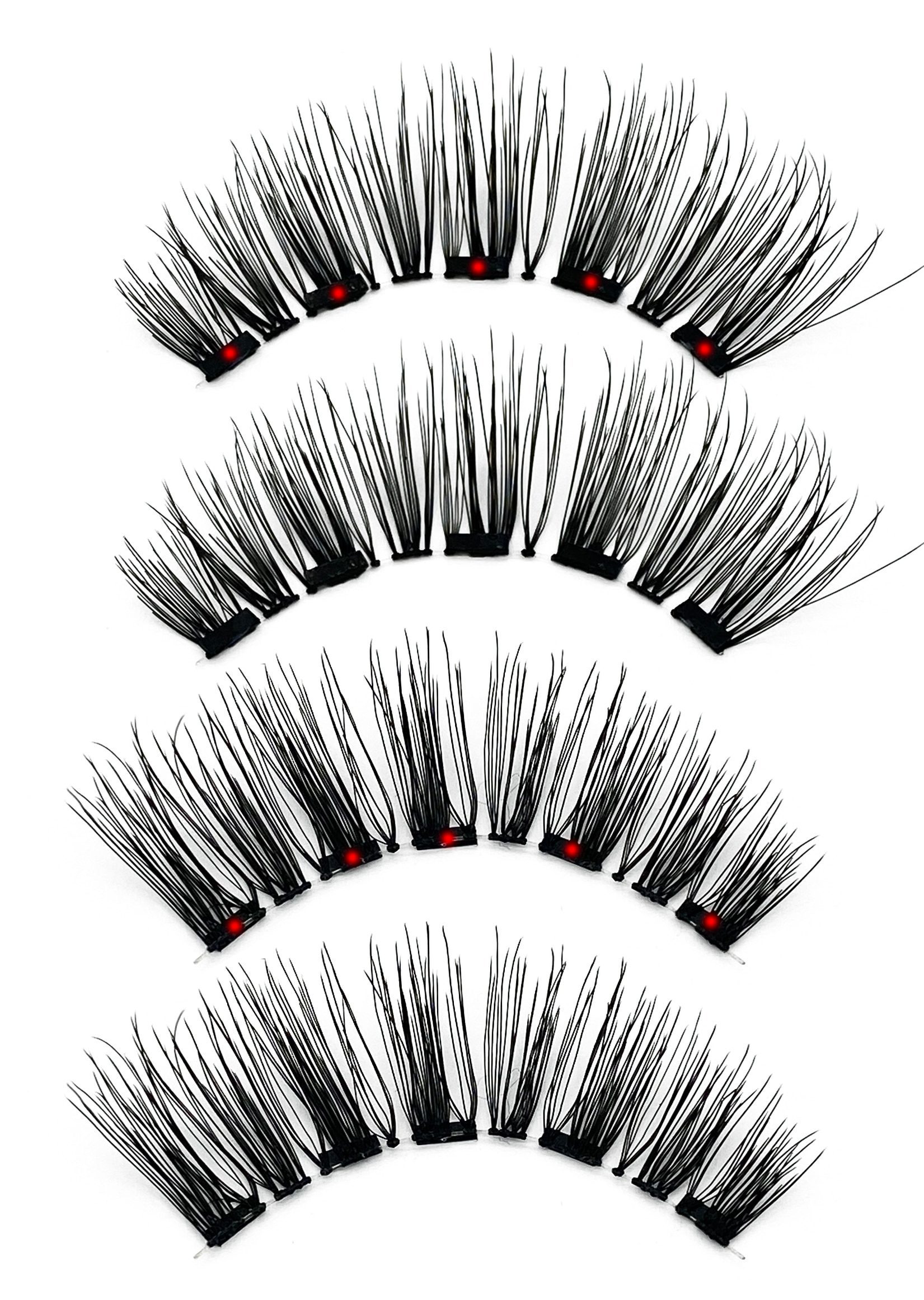 MB Magnetic Eyelashes with 5 Magnets Handmade Reusable 3D Mink False Eyelashes for Makeup faux cils magnetique naturel Tweezers