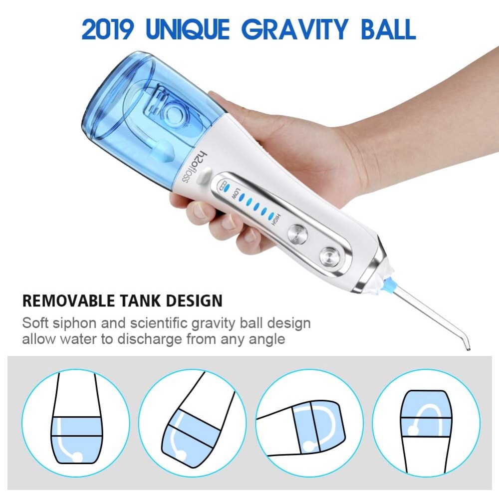 5 Modes Oral Irrigator USB Rechargeable Water Floss Portable Dental Water Flosser Jet 300ml Irrigator Dental Teeth Cleaner+5 Jet 5 Modes Oral Irrigator USB Rechargeable Water Floss Portable Dental Water Flosser Jet 300ml Irrigator Dental Teeth Cleaner+5 Jet