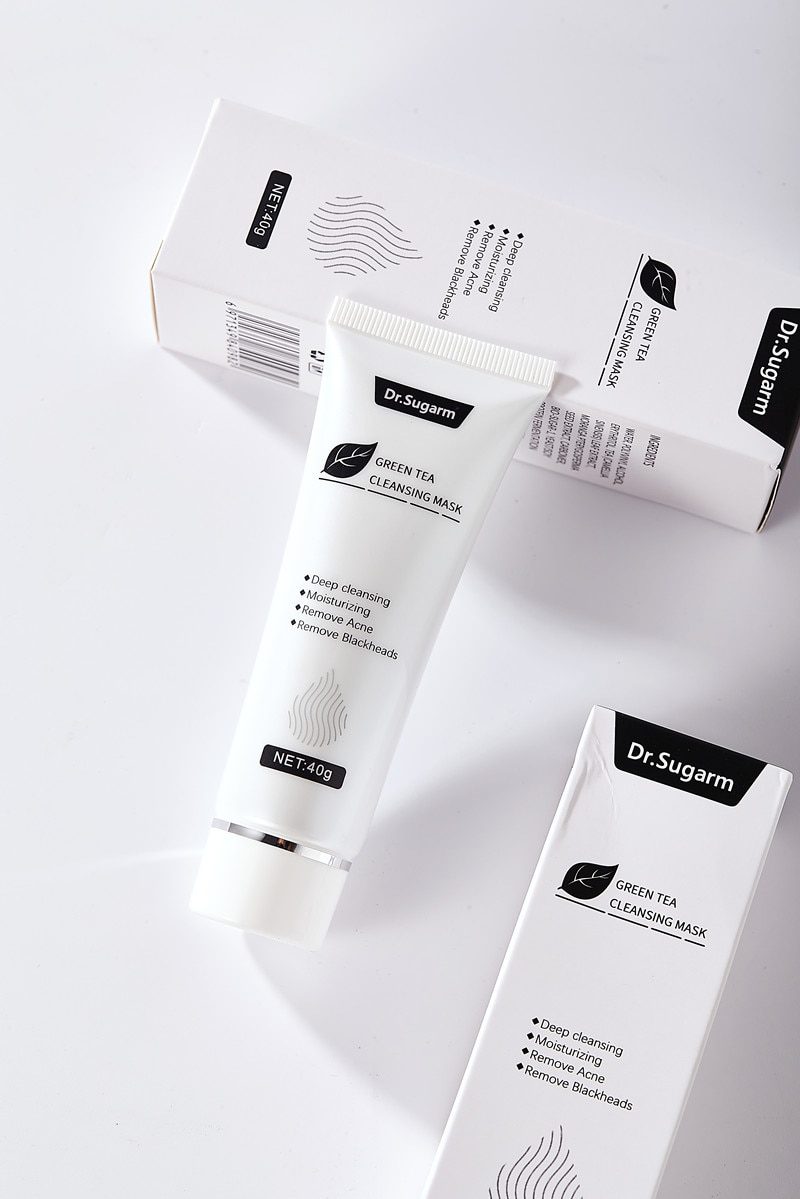 40g Dr.Sugarm Green Tea Blackhead Mask Skin Care Remove Acne Nose Deep Cleansing Pore Strip Moisturizing Peel Mask Korea 40g Dr.Sugarm Green Tea Blackhead Mask Skin Care Remove Acne Nose Deep Cleansing Pore Strip Moisturizing Peel Mask Korea