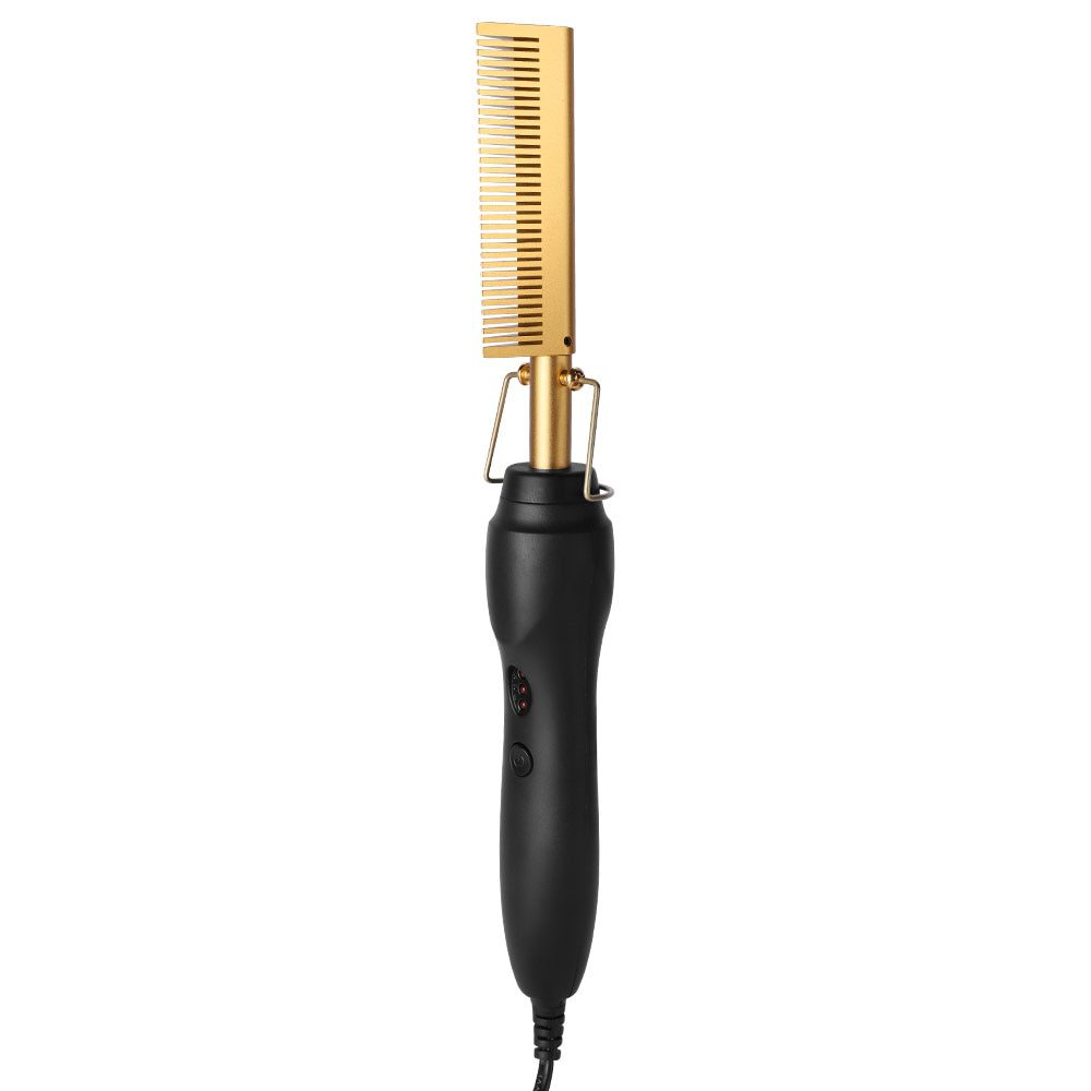 Hair Straightener Hot Heating Smooth Iron Comb Straightening Brush Multi-Function Corrugation Curling Iron Hair Curler Comb Hair Straightener Hot Heating Smooth Iron Comb Straightening Brush Multi-Function Corrugation Curling Iron Hair Curler Comb