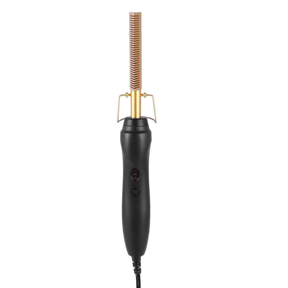 Hair Straightener Hot Heating Smooth Iron Comb Straightening Brush Multi-Function Corrugation Curling Iron Hair Curler Comb Hair Straightener Hot Heating Smooth Iron Comb Straightening Brush Multi-Function Corrugation Curling Iron Hair Curler Comb