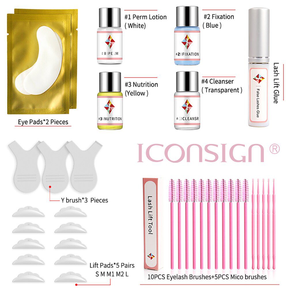New arrival Upgrade Version Iconsign lash lift kit eyelash lifting set full professional eyelash lift make up for eyelash growth New arrival Upgrade Version Iconsign lash lift kit eyelash lifting set full professional eyelash lift make up for eyelash growth
