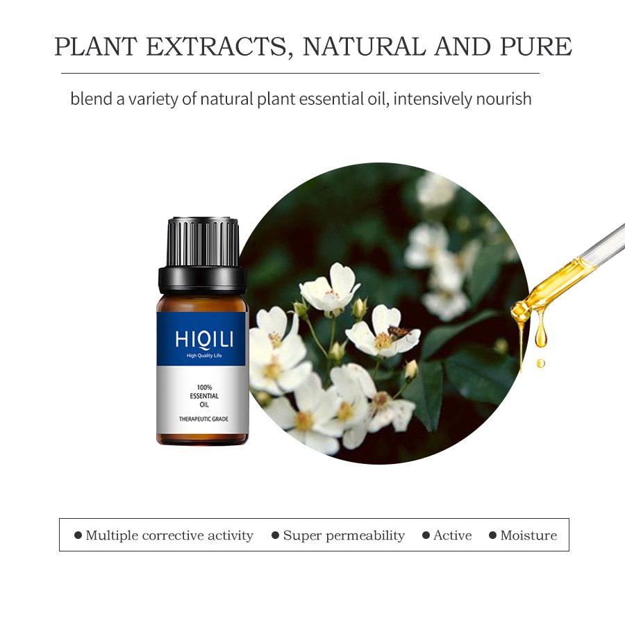 HIQILI 6Pcs/set 10ML Essential Oil Gift Box Tea Tree Peppermint Lavender Lemongrass Eucalyptus Vanilla Cinnamon Sandalwood Oil HIQILI 6Pcs/set 10ML Essential Oil Gift Box Tea Tree Peppermint Lavender Lemongrass Eucalyptus Vanilla Cinnamon Sandalwood Oil