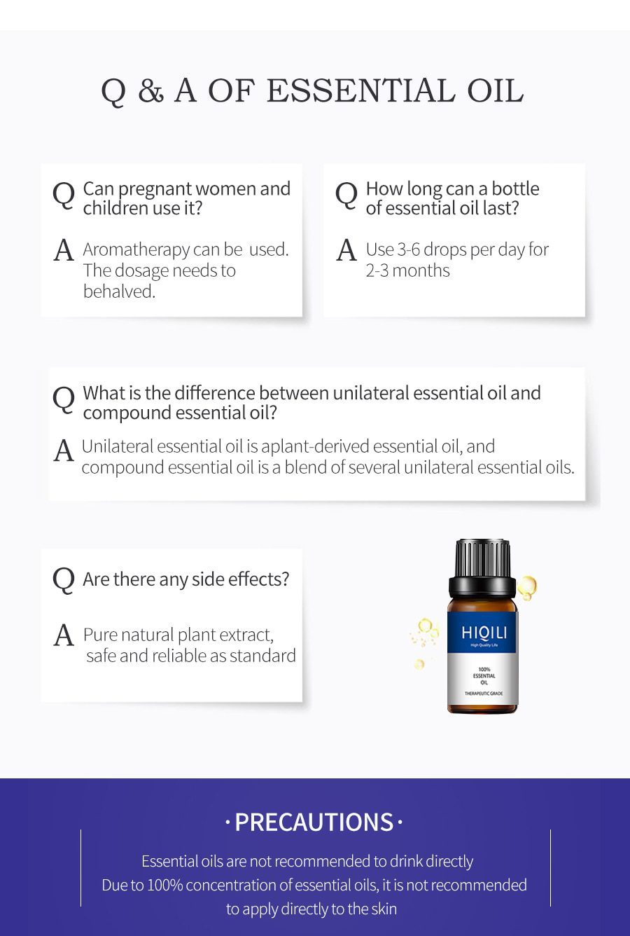 HIQILI 6Pcs/set 10ML Essential Oil Gift Box Tea Tree Peppermint Lavender Lemongrass Eucalyptus Vanilla Cinnamon Sandalwood Oil HIQILI 6Pcs/set 10ML Essential Oil Gift Box Tea Tree Peppermint Lavender Lemongrass Eucalyptus Vanilla Cinnamon Sandalwood Oil