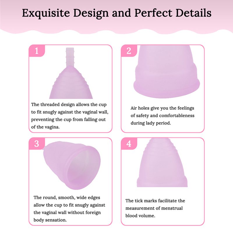 Women Copa Menstrual Cup Lady Period Cup Medical Grade Silicone Menstrual Cups for Women Feminine Hygiene Women Copa Menstrual Cup Lady Period Cup Medical Grade Silicone Menstrual Cups for Women Feminine Hygiene