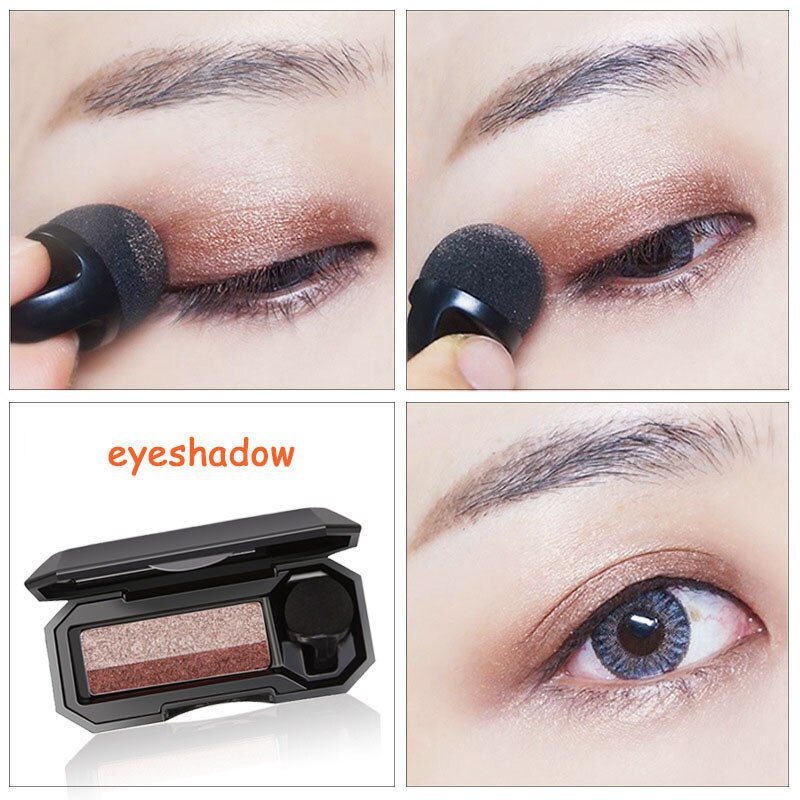 Double Color Lazy Eye Shadow Makeup Palette Glitter Palette Eyeshadow Pallete Waterproof Glitter Eyeshadow Shimmer Cosmetics Double Color Lazy Eye Shadow Makeup Palette Glitter Palette Eyeshadow Pallete Waterproof Glitter Eyeshadow Shimmer Cosmetics