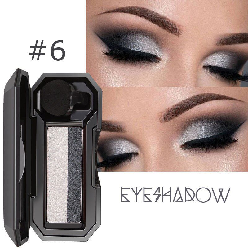 Double Color Lazy Eye Shadow Makeup Palette Glitter Palette Eyeshadow Pallete Waterproof Glitter Eyeshadow Shimmer Cosmetics Double Color Lazy Eye Shadow Makeup Palette Glitter Palette Eyeshadow Pallete Waterproof Glitter Eyeshadow Shimmer Cosmetics
