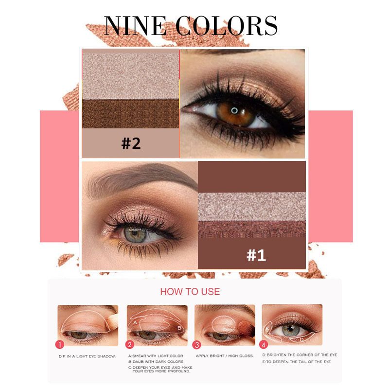 Double Color Lazy Eye Shadow Makeup Palette Glitter Palette Eyeshadow Pallete Waterproof Glitter Eyeshadow Shimmer Cosmetics Double Color Lazy Eye Shadow Makeup Palette Glitter Palette Eyeshadow Pallete Waterproof Glitter Eyeshadow Shimmer Cosmetics