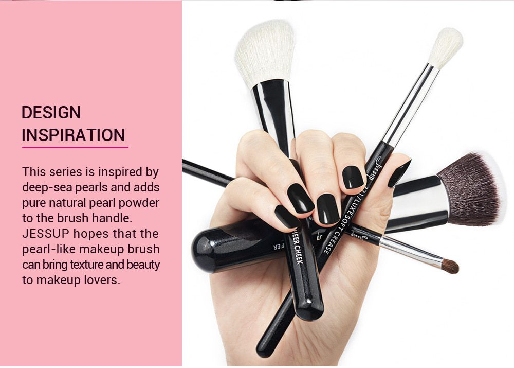 Jessup Makeup brushes set Black/Silver Professional with Natural Hair Foundation Powder Eyeshadow Make up Brush Blush 6pcs-25pcs Jessup Makeup brushes set Black/Silver Professional with Natural Hair Foundation Powder Eyeshadow Make up Brush Blush 6pcs-25pcs