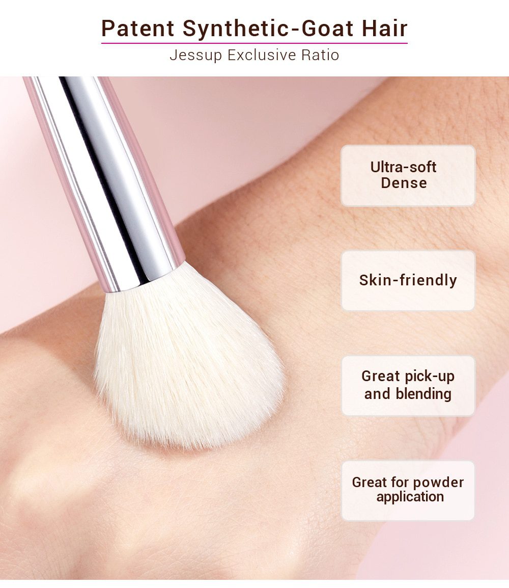 Jessup Makeup brushes set Black/Silver Professional with Natural Hair Foundation Powder Eyeshadow Make up Brush Blush 6pcs-25pcs Jessup Makeup brushes set Black/Silver Professional with Natural Hair Foundation Powder Eyeshadow Make up Brush Blush 6pcs-25pcs