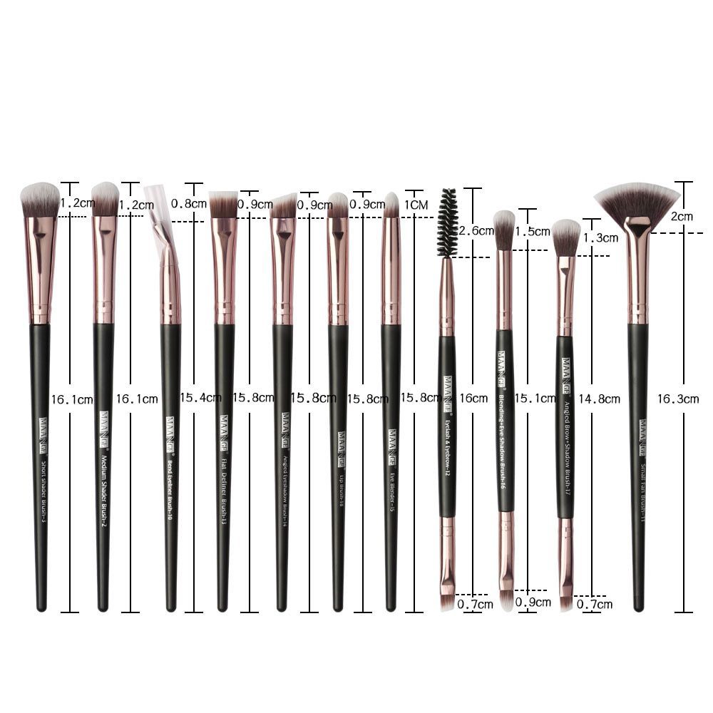 MAANGE 6pcs-20pcs Makeup Brushes Set Professional with Natural Hair Foundation Powder Eyeshadow Make Up Brush Blush