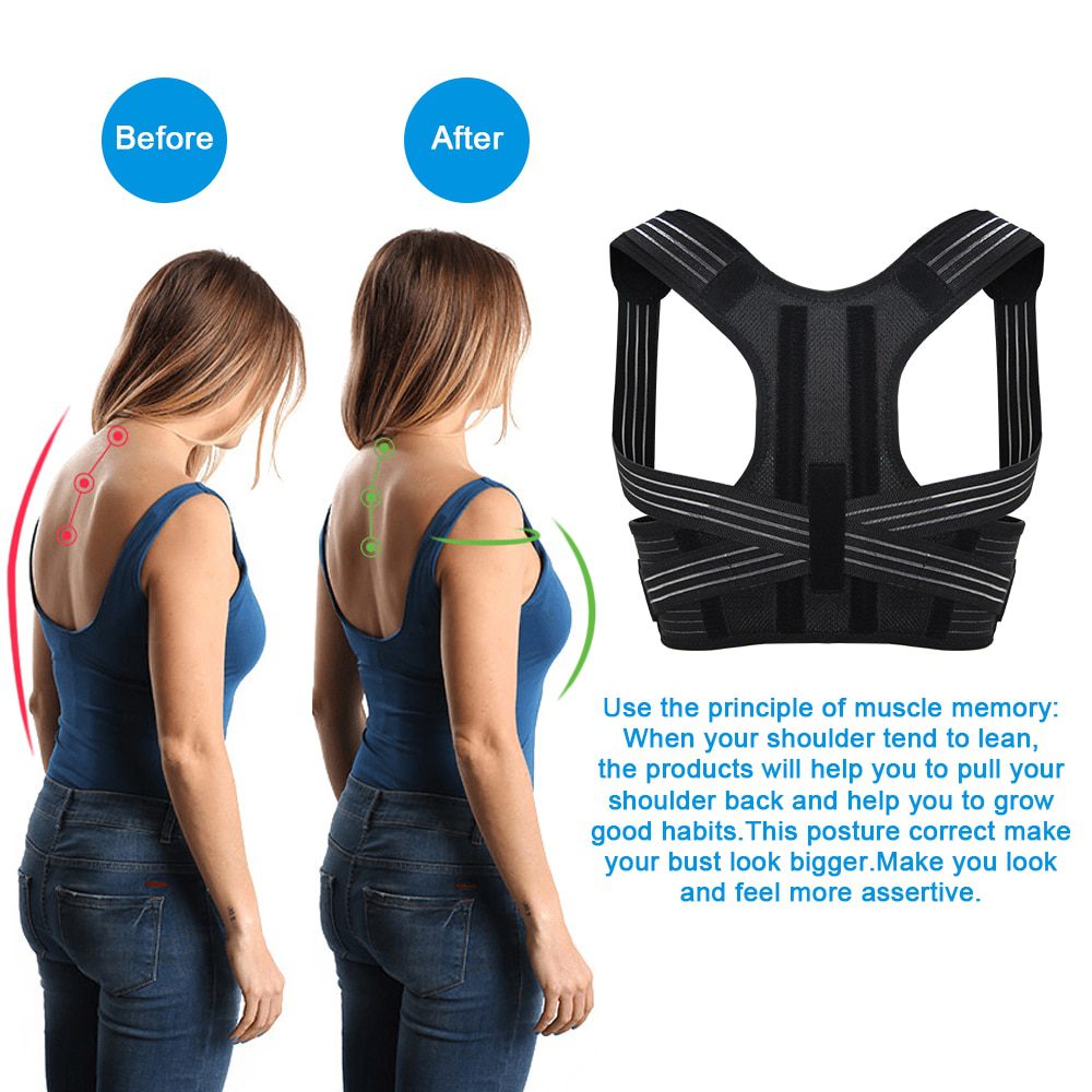 Aptoco Posture Corrector Brace Shoulder Back Support Belt for Unisex Braces & Supports Belt Shoulder Posture Dropshipping Aptoco Posture Corrector Brace Shoulder Back Support Belt for Unisex Braces & Supports Belt Shoulder Posture Dropshipping