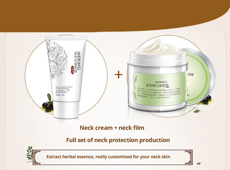 MEIKING Wrinkle Cream For Neck Whitening Moisturizing Nourishing Firming Neck Mask Skin Care Products MEIKING Wrinkle Cream For Neck Whitening Moisturizing Nourishing Firming Neck Mask Skin Care Products