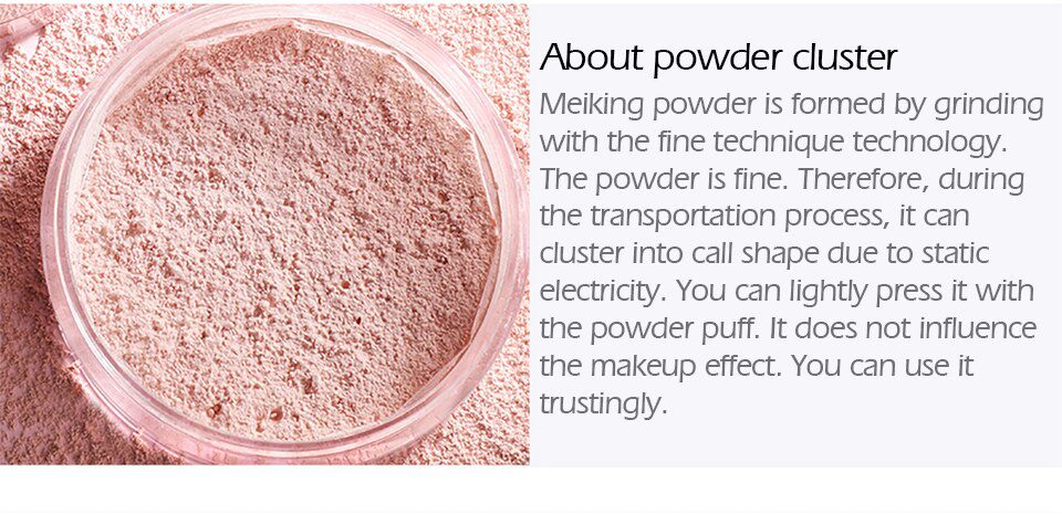 MEIKING Rose Plant Powder Oil Control Loose Powder Cosmetics Compact Whitening Brighten Skin Tone Makeup Setting Mineral Powder MEIKING Rose Plant Powder Oil Control Loose Powder Cosmetics Compact Whitening Brighten Skin Tone Makeup Setting Mineral Powder