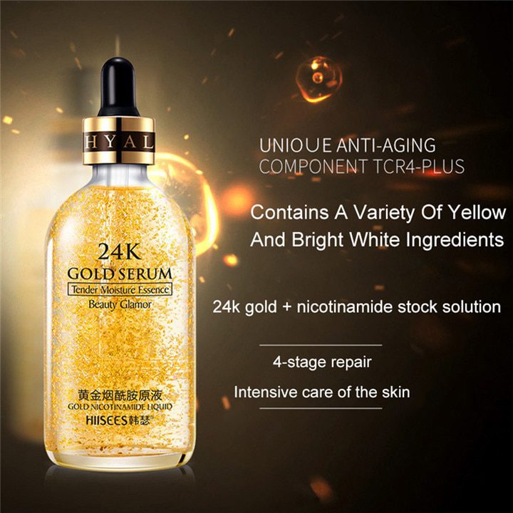 LAIKOU 24k Gold Face Serum Hyaluronic Acid Serum Moisturizer Essence Cream Whitening Day Creams Anti Aging Anti Wrinkle Acne Art LAIKOU 24k Gold Face Serum Hyaluronic Acid Serum Moisturizer Essence Cream Whitening Day Creams Anti Aging Anti Wrinkle Acne Art