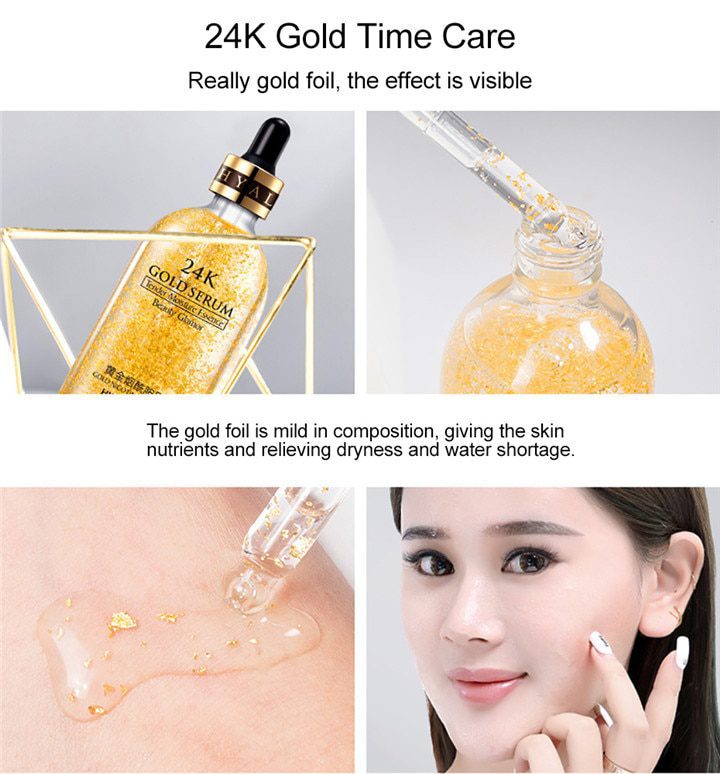 LAIKOU 24k Gold Face Serum Hyaluronic Acid Serum Moisturizer Essence Cream Whitening Day Creams Anti Aging Anti Wrinkle Acne Art LAIKOU 24k Gold Face Serum Hyaluronic Acid Serum Moisturizer Essence Cream Whitening Day Creams Anti Aging Anti Wrinkle Acne Art