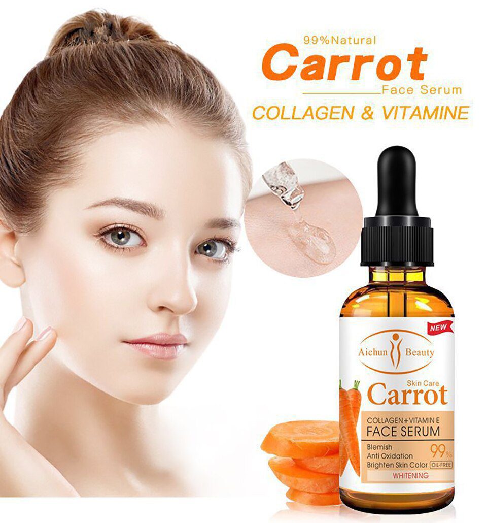 Dark Spot Corrector Whitening Serum Face Bleaching Serum Brighten Blemish Freckle Remover Natural Carrot Essence Korea Skin Care Dark Spot Corrector Whitening Serum Face Bleaching Serum Brighten Blemish Freckle Remover Natural Carrot Essence Korea Skin Care