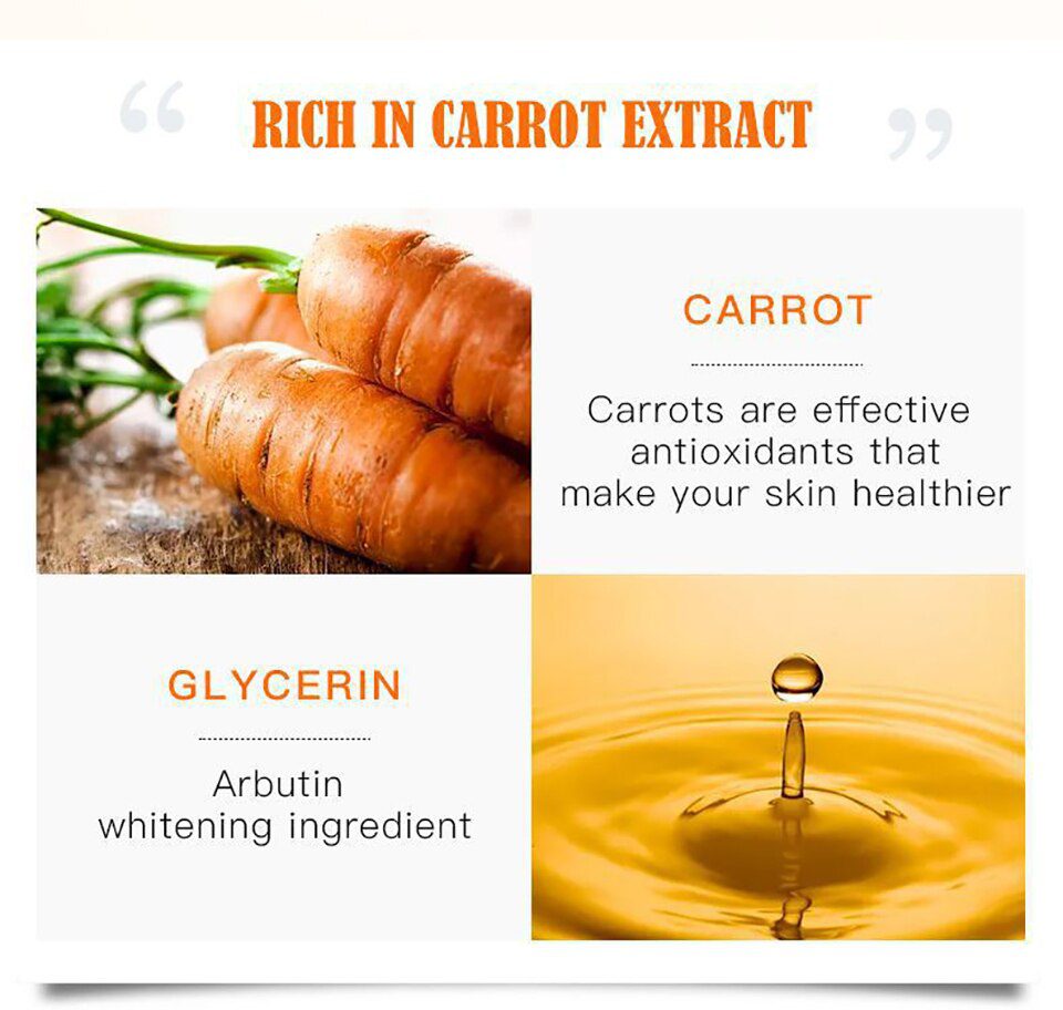 Dark Spot Corrector Whitening Serum Face Bleaching Serum Brighten Blemish Freckle Remover Natural Carrot Essence Korea Skin Care Dark Spot Corrector Whitening Serum Face Bleaching Serum Brighten Blemish Freckle Remover Natural Carrot Essence Korea Skin Care