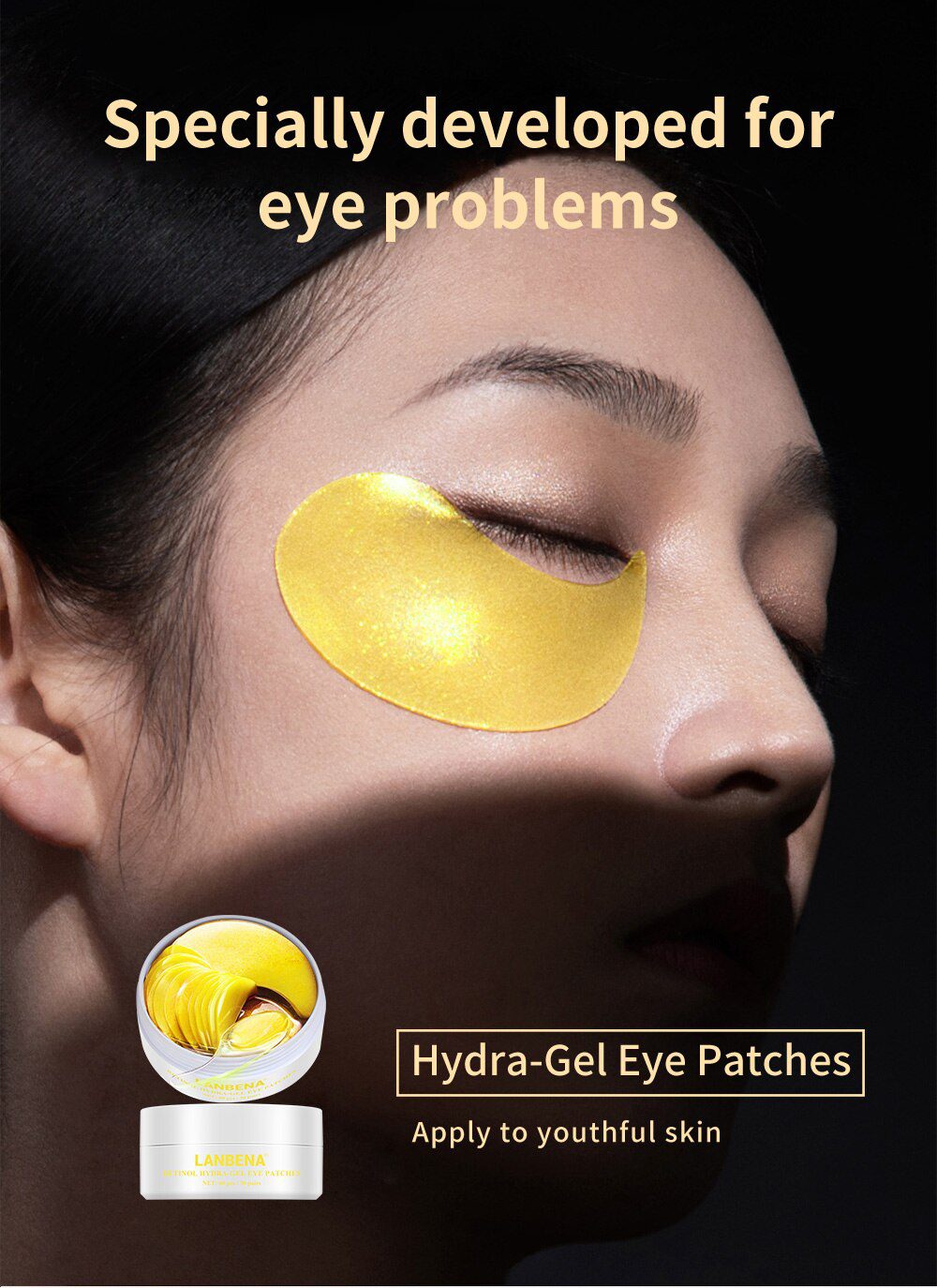 LANBENA Eye Mask Collagen Eye Patch Skin Care Hyaluronic Acid Gel Moisturizing Retinol Anti Aging Remove Dark Circles Eye Bag LANBENA Eye Mask Collagen Eye Patch Skin Care Hyaluronic Acid Gel Moisturizing Retinol Anti Aging Remove Dark Circles Eye Bag