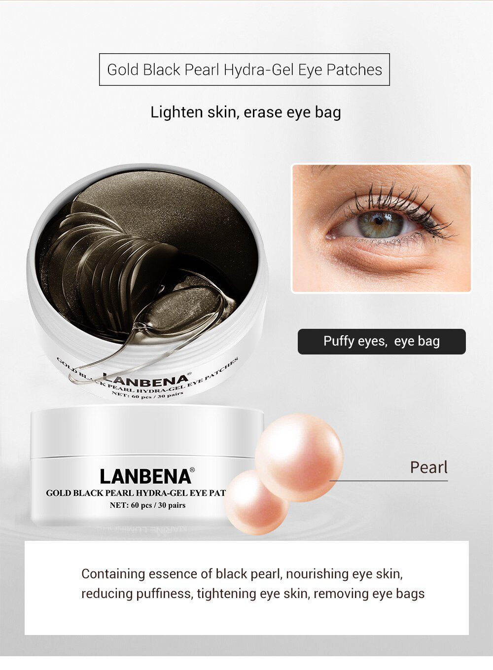 LANBENA Eye Mask Collagen Eye Patch Skin Care Hyaluronic Acid Gel Moisturizing Retinol Anti Aging Remove Dark Circles Eye Bag LANBENA Eye Mask Collagen Eye Patch Skin Care Hyaluronic Acid Gel Moisturizing Retinol Anti Aging Remove Dark Circles Eye Bag