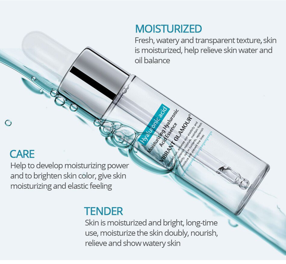 VIBRANT GLAMOUR 2Pcs Hyaluronic Acid Face Serum Shrink Pores Moisturizing Dry Rough Skin Essence Anti-Acne Whitening Skin Care VIBRANT GLAMOUR 2Pcs Hyaluronic Acid Face Serum Shrink Pores Moisturizing Dry Rough Skin Essence Anti-Acne Whitening Skin Care