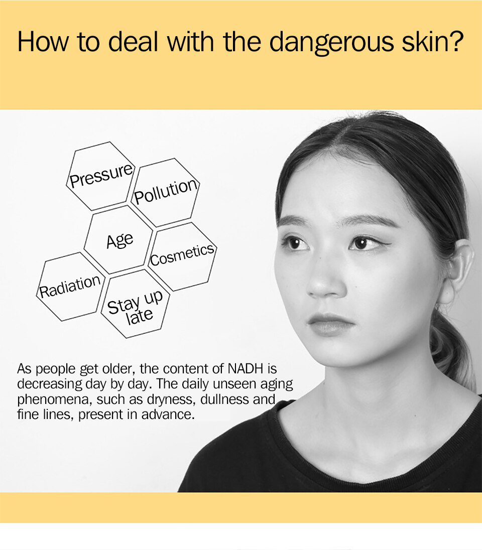 VIBRANT GLAMOUR Niacinamide Anti-Aging Face Serum Gold Ampoule Essence Whitening Moisturizing Lifting Firming Skin Care VIBRANT GLAMOUR Niacinamide Anti-Aging Face Serum Gold Ampoule Essence Whitening Moisturizing Lifting Firming Skin Care