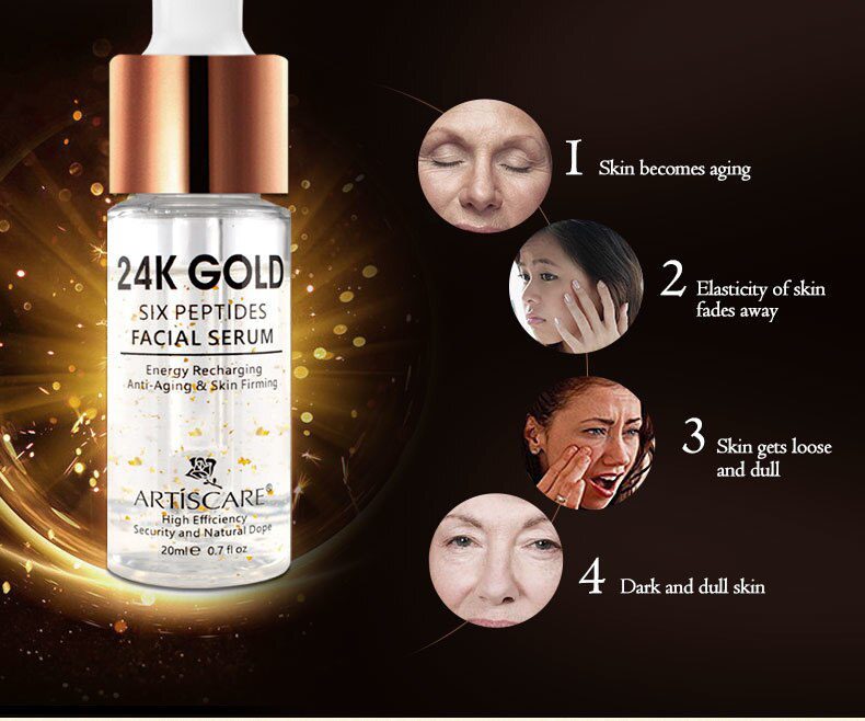 ARTISCARE Nicotinamide + Platinum + 24k Gold Six Peptides Essence 3pcs/lot Anti Wrinkles & Whitening Serum for Face Care Cream ARTISCARE Nicotinamide + Platinum + 24k Gold Six Peptides Essence 3pcs/lot Anti Wrinkles & Whitening Serum for Face Care Cream