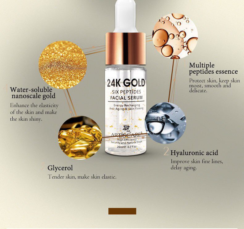 ARTISCARE Nicotinamide + Platinum + 24k Gold Six Peptides Essence 3pcs/lot Anti Wrinkles & Whitening Serum for Face Care Cream ARTISCARE Nicotinamide + Platinum + 24k Gold Six Peptides Essence 3pcs/lot Anti Wrinkles & Whitening Serum for Face Care Cream