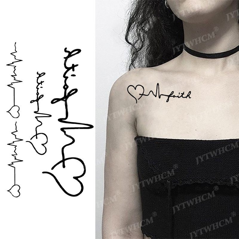 Waterproof Temporary Tattoo Sticker Female Body Makeup Flame Finger Tattoos Smiley Black Rose Flower Art Flash Fake Tattoos Men