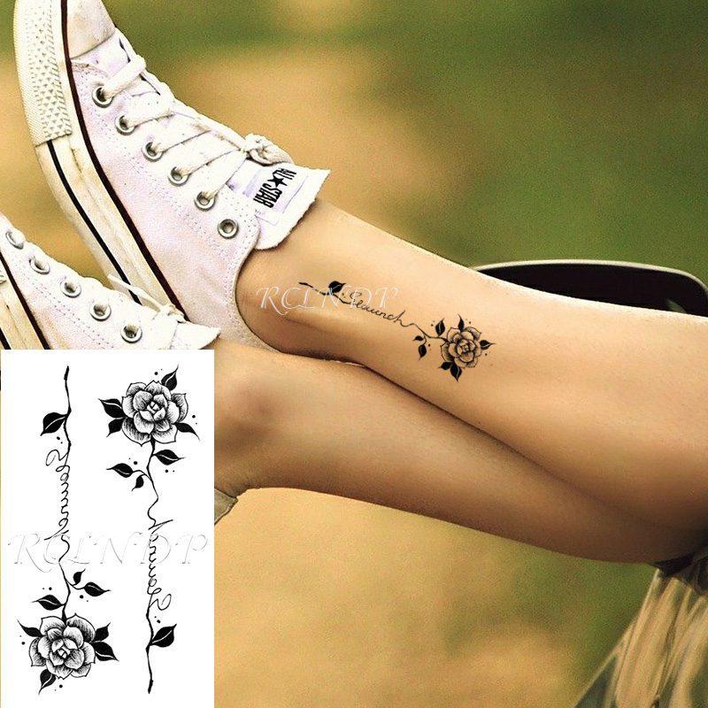Waterproof Temporary Tattoo Sticker Neck Black Word Angel Devil Bull Cross English Letters Flash Tatoo Fake Tatto for Woman Men Waterproof Temporary Tattoo Sticker Neck Black Word Angel Devil Bull Cross English Letters Flash Tatoo Fake Tatto for Woman Men