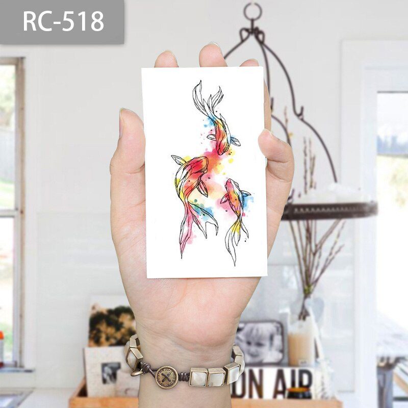 10x6cm Temporary Small Cute Fashion Tattoo Seagull And Feathers 10x6cm Temporary Small Cute Fashion Tattoo Seagull And Feathers