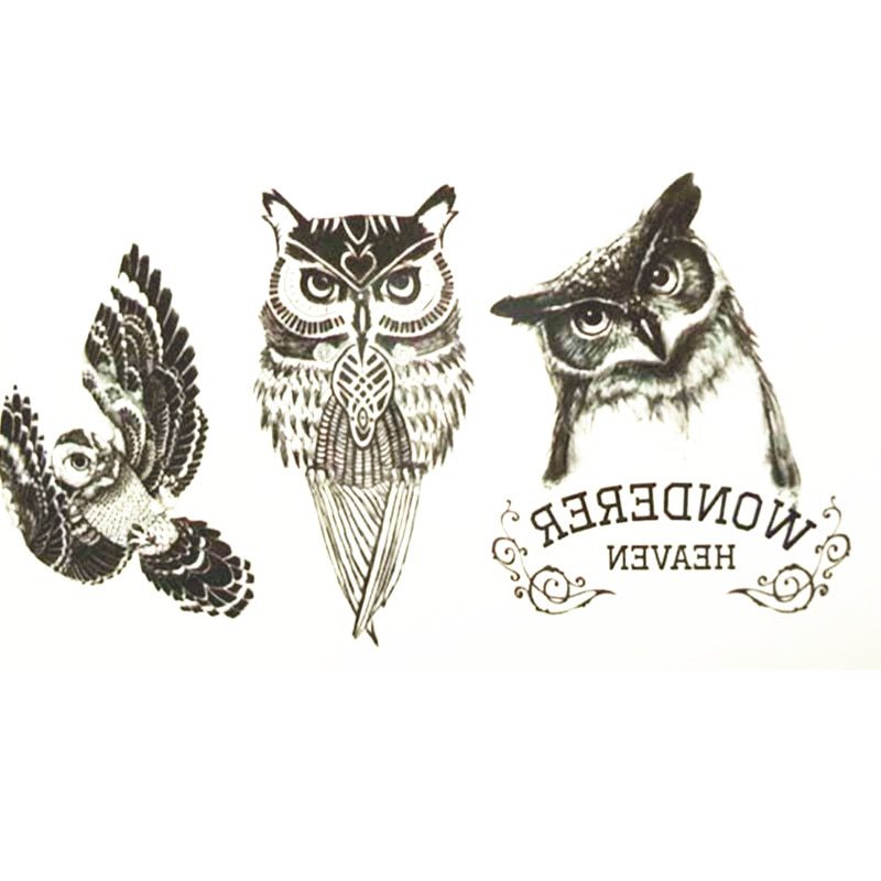 10x6cm Temporary Small Cute Fashion Tattoo Seagull And Feathers 10x6cm Temporary Small Cute Fashion Tattoo Seagull And Feathers