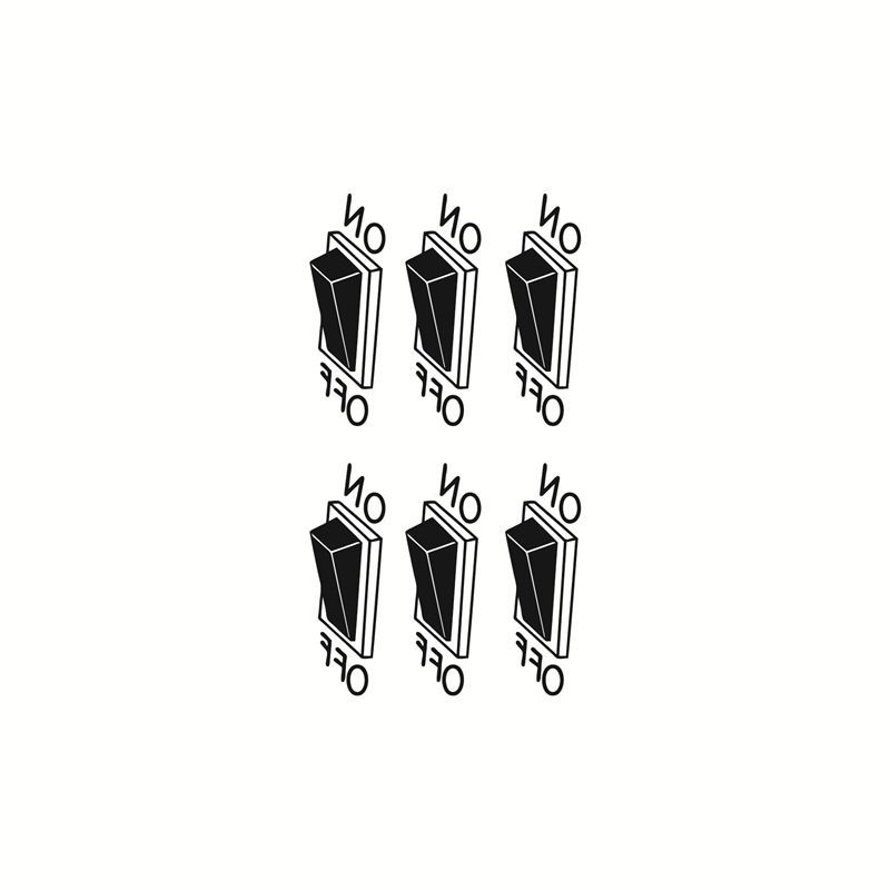 Waterproof Temporary Tattoo Sticker Black Switch Gun Bird Flower Letter Body Art Fake Tattoos Flash Tatoos Ear Arm for Men Women