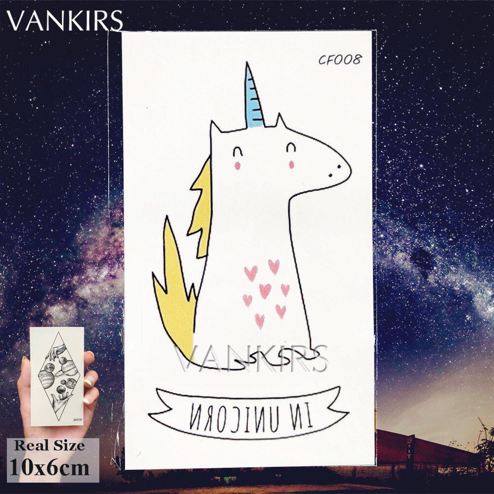 3D Watercolor Dogs Unicorn Cartoon Tattoos Stickers Women Ear Neck Art Tattoo Temporary Cute Kids In Bulk Tatoos Waterproof Fake 3D Watercolor Dogs Unicorn Cartoon Tattoos Stickers Women Ear Neck Art Tattoo Temporary Cute Kids In Bulk Tatoos Waterproof Fake