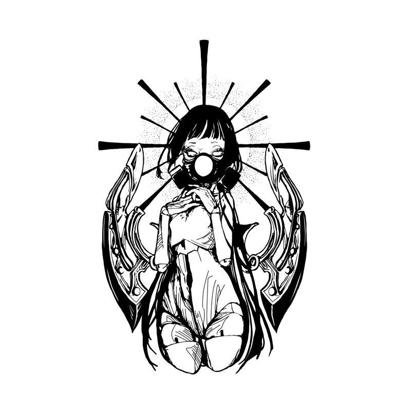 Goth Assassin Fake Tattoo for Women Arm Lasting Waterproof Art Herb Juice Stickers Temporary Tattoo Japanese Girl Tattoo Sticker Goth Assassin Fake Tattoo for Women Arm Lasting Waterproof Art Herb Juice Stickers Temporary Tattoo Japanese Girl Tattoo Sticker