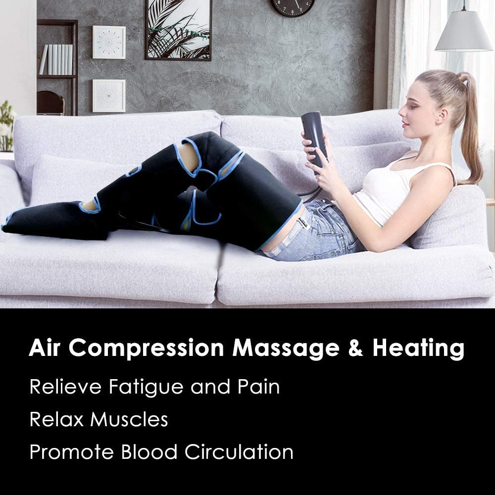 Foot air pressure leg massager promotes blood circulation, body massager, muscle relaxation, lymphatic drainage device 360° Foot air pressure leg massager promotes blood circulation, body massager, muscle relaxation, lymphatic drainage device 360°