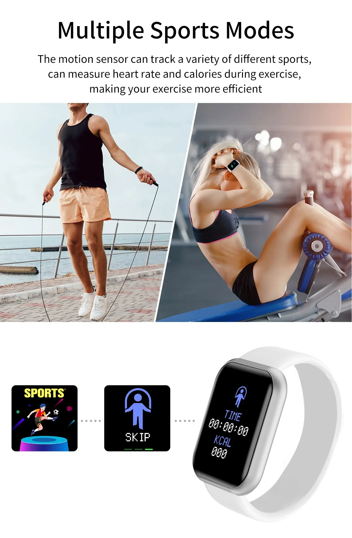 Y68 Real Step Count Fashion Smart Sports Watch Fitness Tracker Sports Watch Android IOS Smart Bracelet Y68 Real Step Count Fashion Smart Sports Watch Fitness Tracker Sports Watch Android IOS Smart Bracelet