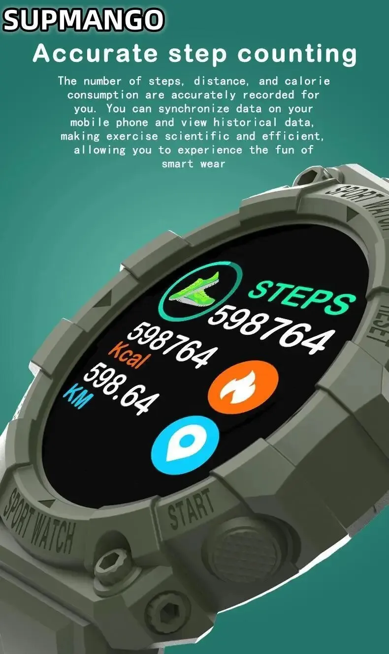 B33 Real Stepcount Smart Watch Multi Function Step Connected Smart Watch For Men And Women Suitable For And Android